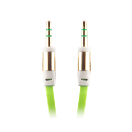 Kabel AUX Jack 3,5mm 1m zielony